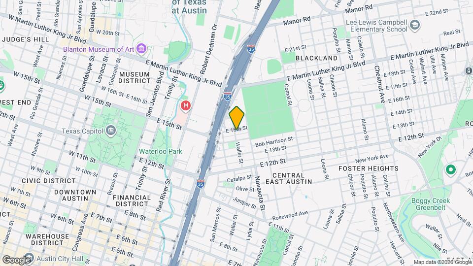 1405 Waller St Map and Location Details