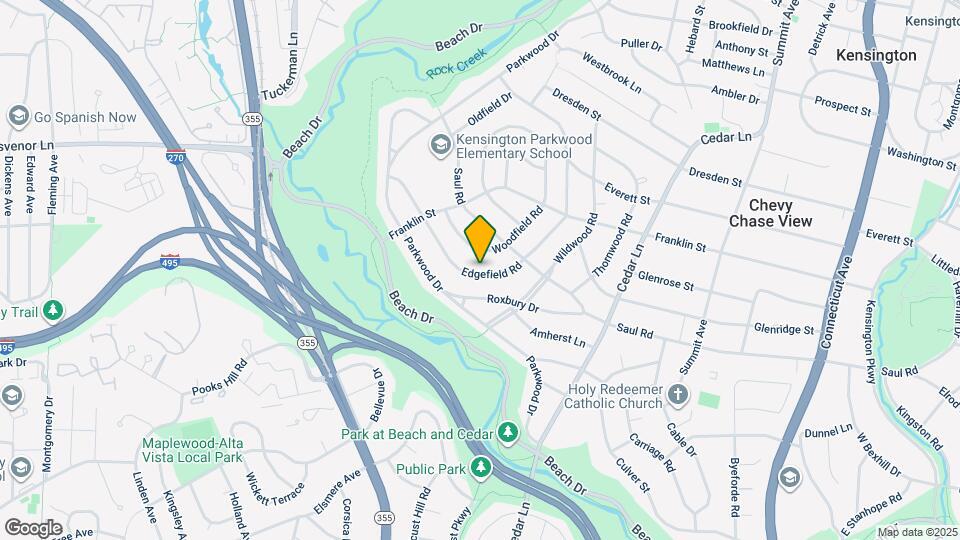 4619 Edgefield Rd Map and Location Details