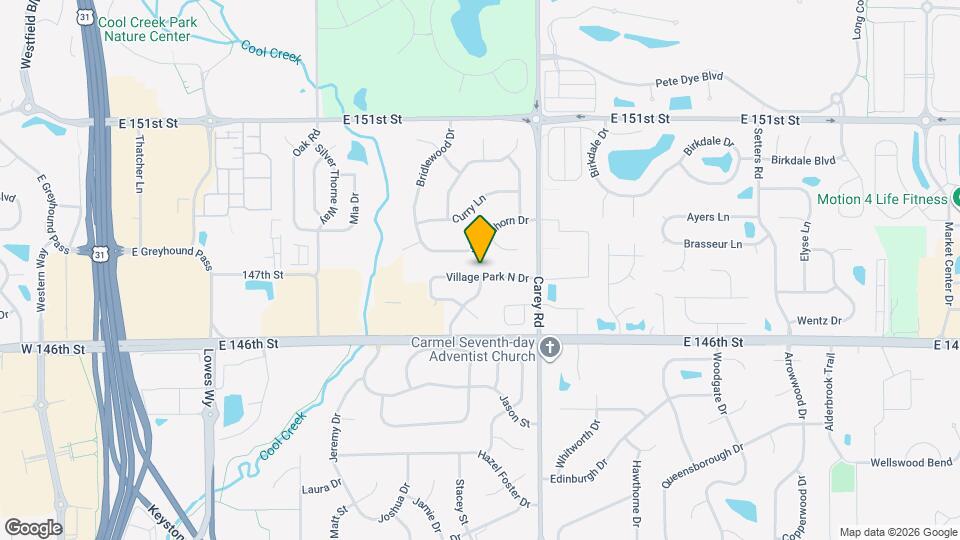 3044 Village Park N Dr Map and Location Details