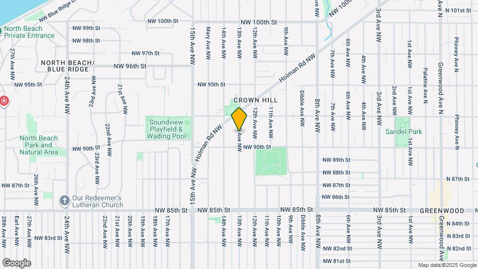9021 13th Ave NW Map and Location Details