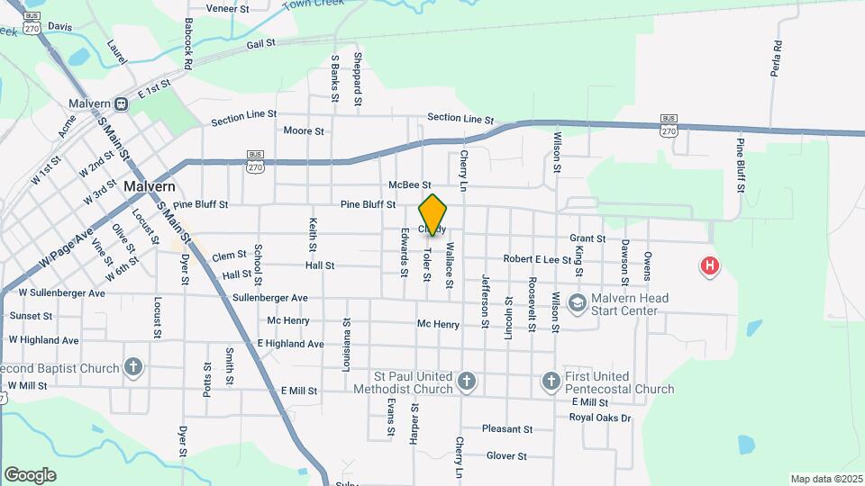 919 Toler St Map and Location Details