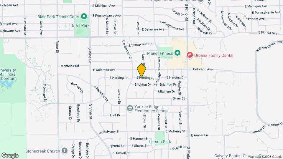 803 E Harding Dr Map and Location Details