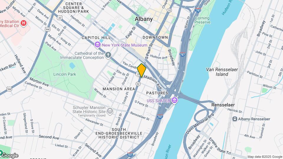 130 S Pearl St Mapa y Detalles de la Ubicación