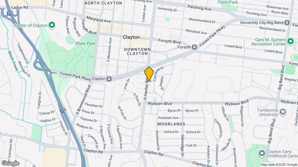 422 S Hanley Rd, Unit 1st Fl Mapa y Detalles de la Ubicación