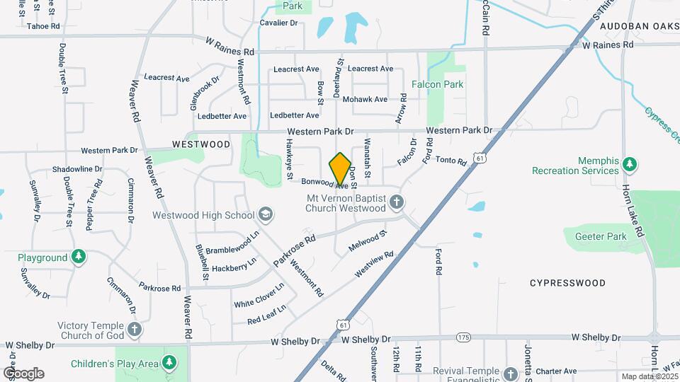 693 Bonwood Ave Map and Location Details