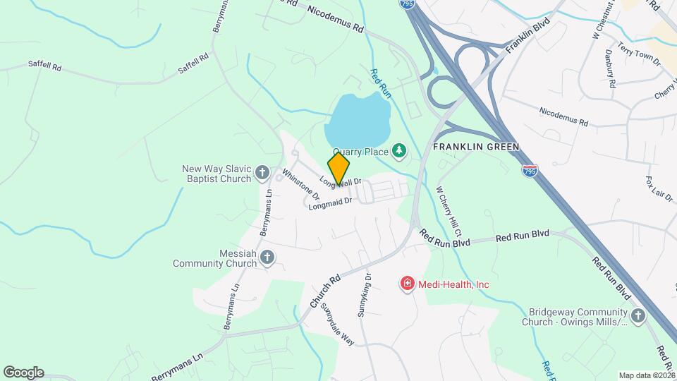 601 Long Wall Dr Map and Location Details