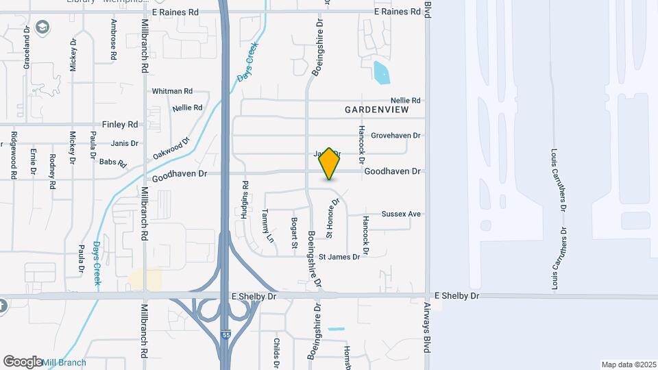 2034 Tammwood Dr Map and Location Details