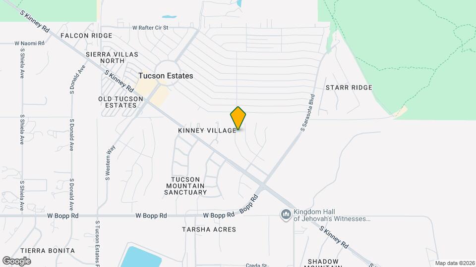 3307 S Sun Splash Dr Mapa y Detalles de la Ubicación