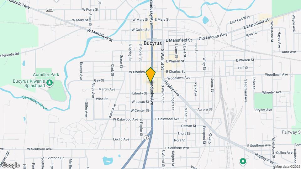 521 S Sandusky Ave Map and Location Details