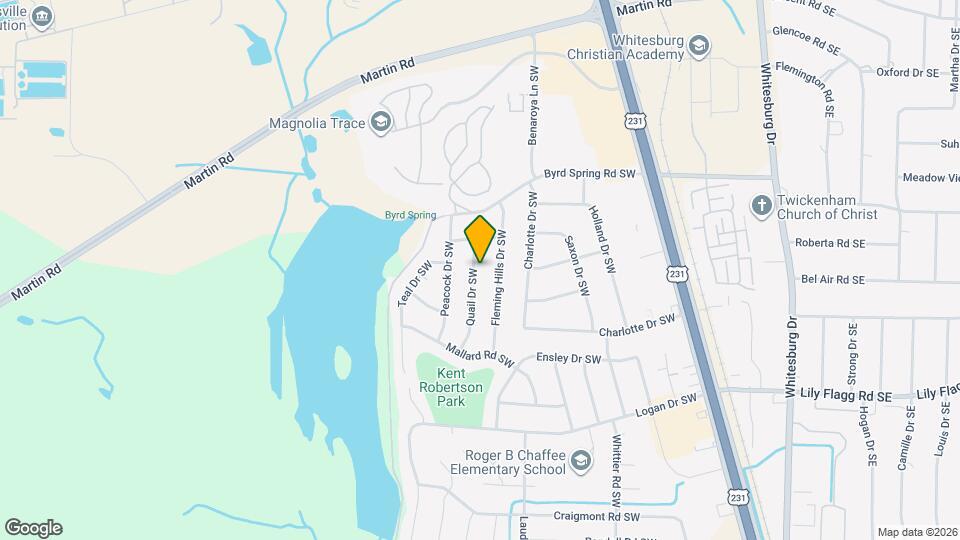 7607 Quail Dr SW Map and Location Details