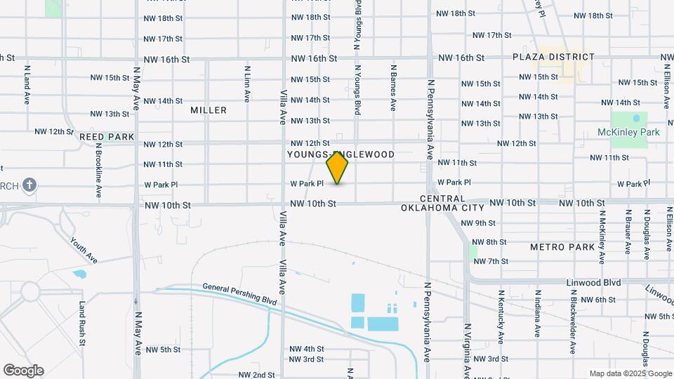 2324 W Park Pl Map and Location Details