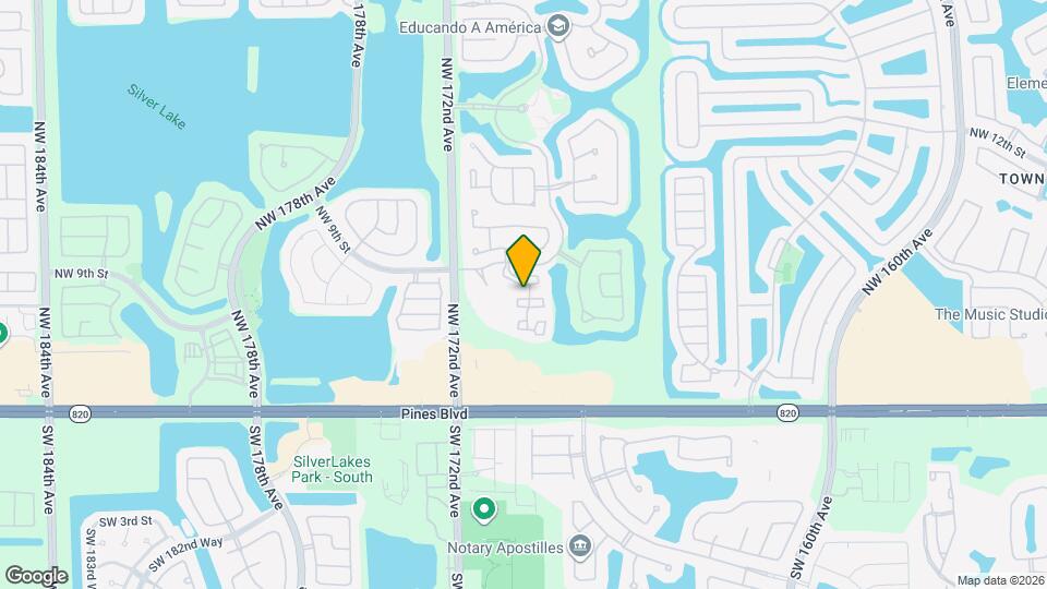 792 NW 170th Terrace Map and Location Details