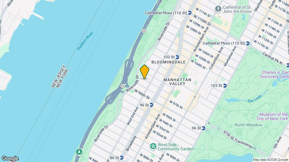 312 W 98th St Map and Location Details
