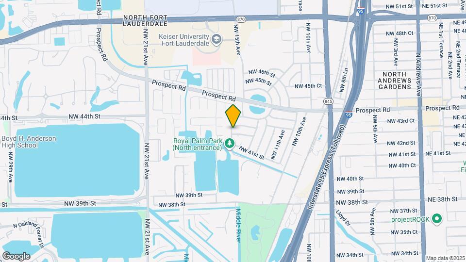 1531 NW 41st Ct Map and Location Details