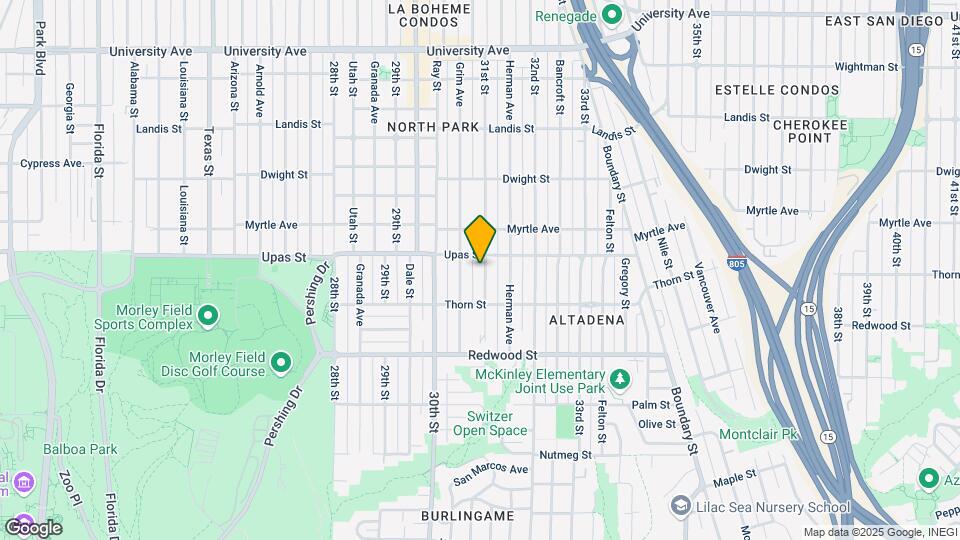 3372 31st St Map and Location Details
