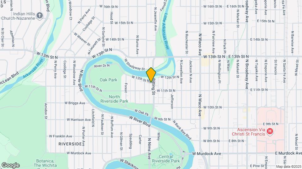 1217 Bitting St Map and Location Details