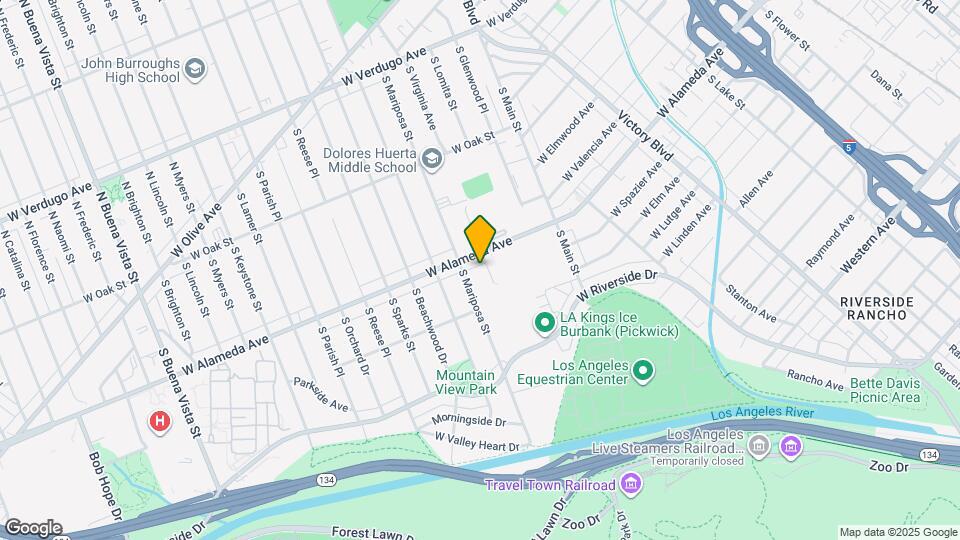 613 S Shelton St, Unit A Map and Location Details