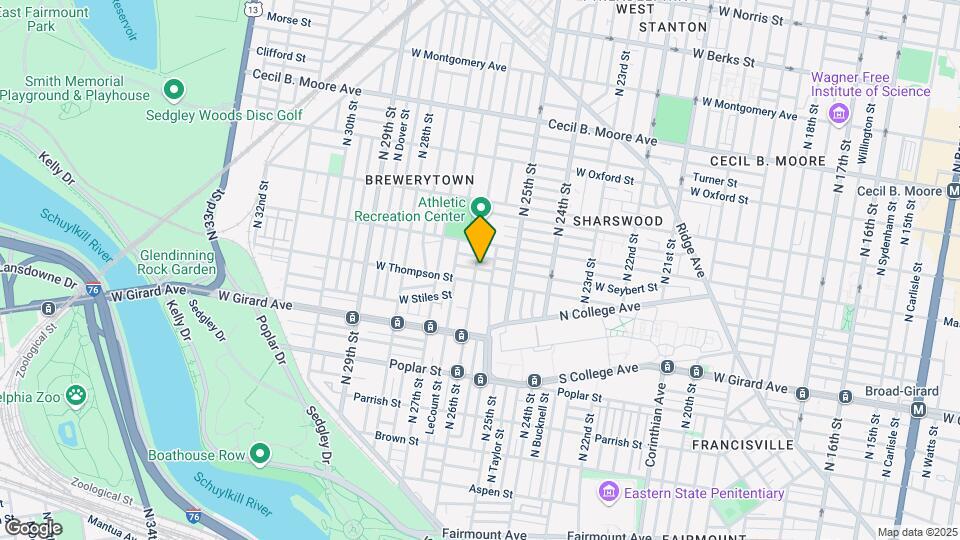 1318 N 25th St Map and Location Details