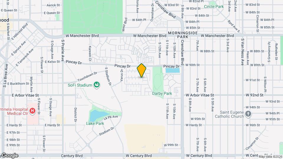 9105 Calvin Way Map and Location Details