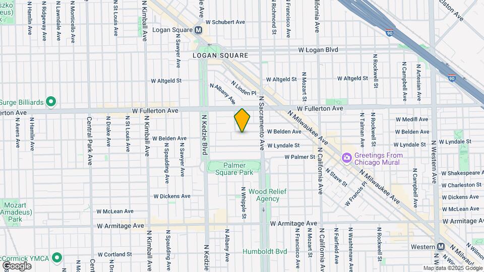 3043 W Belden Ave, Unit Basement Map and Location Details