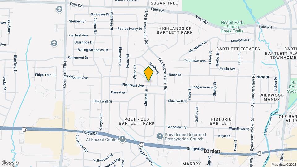5416 Fieldcrest Ave Map and Location Details