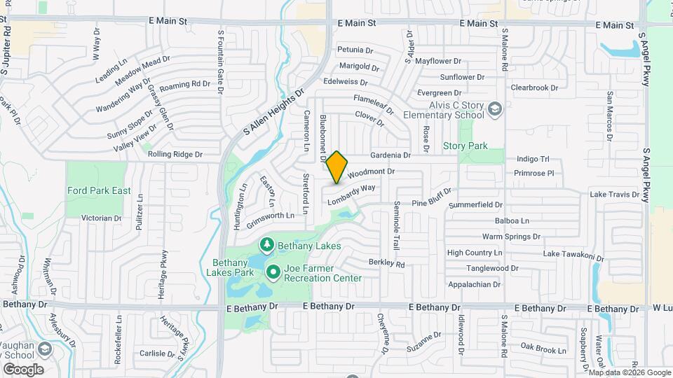 1306 Woodmont Dr Map and Location Details