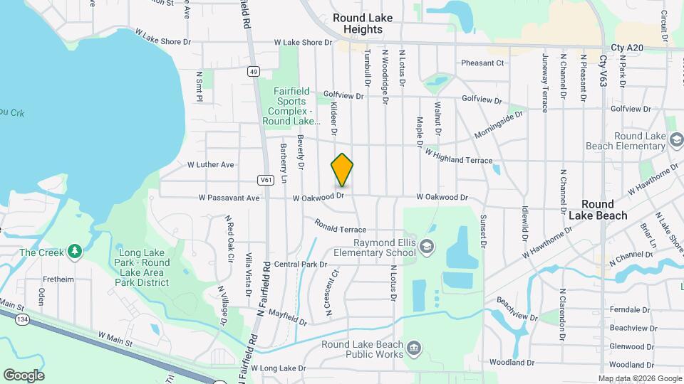 912 W Oakwood Dr Map and Location Details