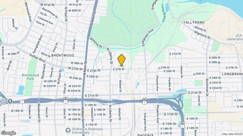 3708 Walnut St Map and Location Details