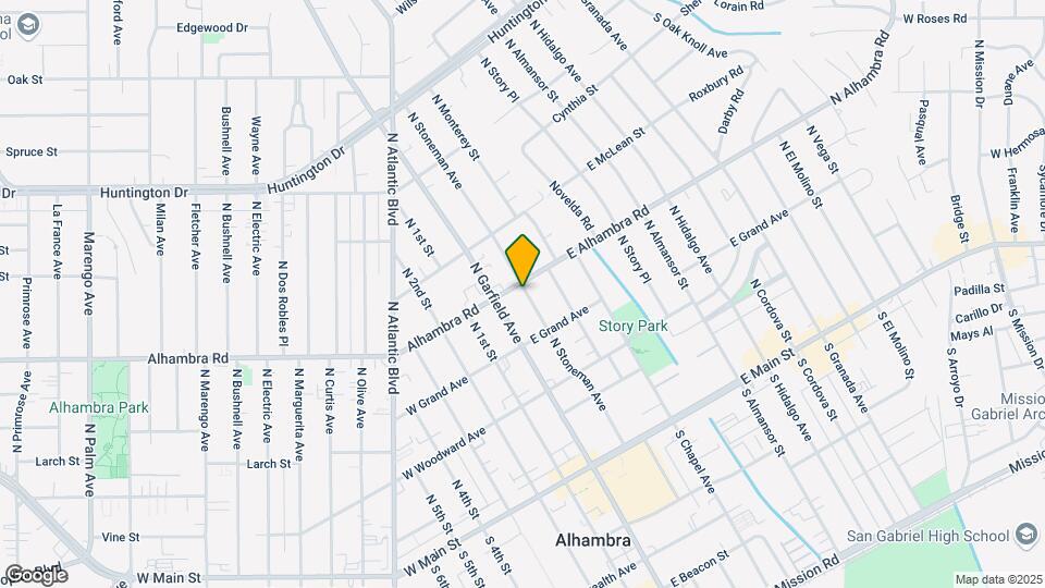 505 N Stoneman Ave Map and Location Details