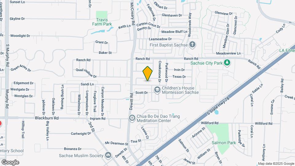 3115 Creekside Dr Map and Location Details