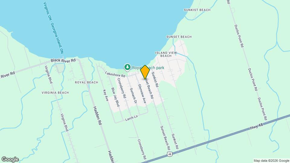118 Sunset Beach Rd Map and Location Details