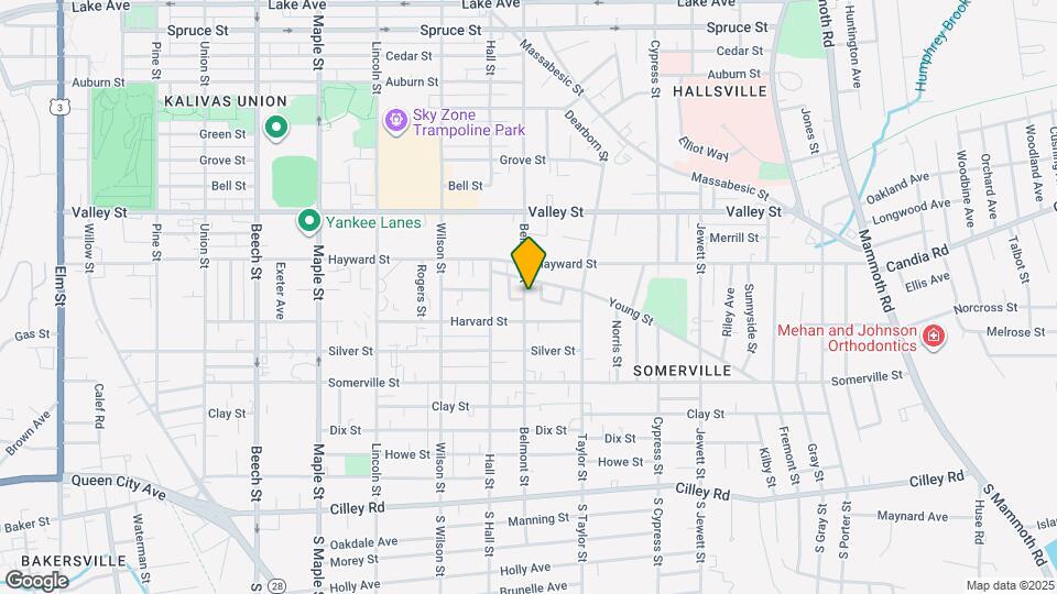 213 Belmont St Map and Location Details