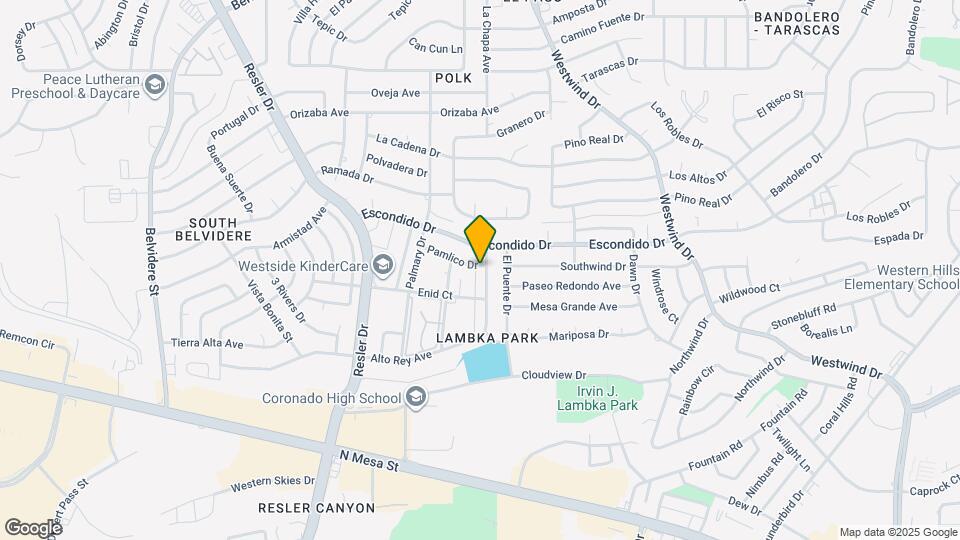 6900 Pamlico Dr Map and Location Details