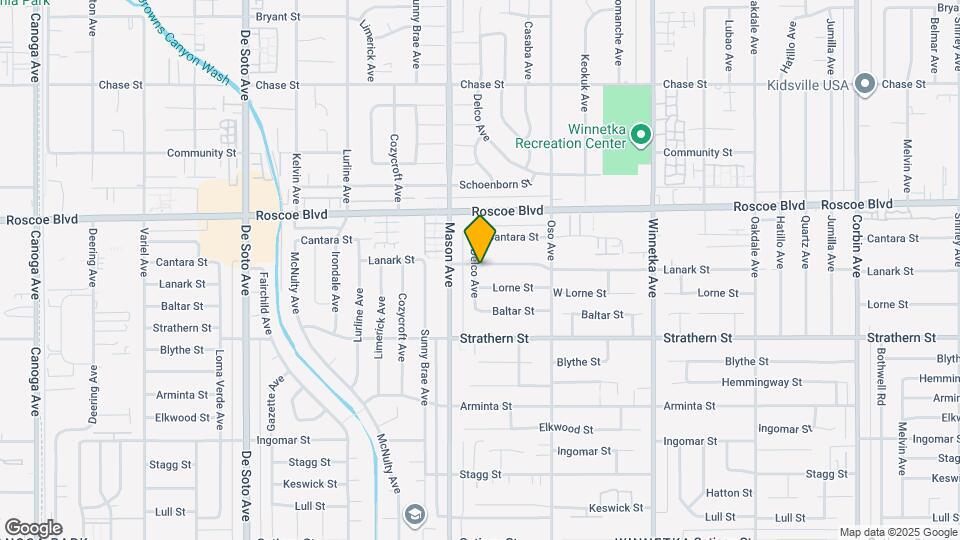 20430 Lanark St Map and Location Details