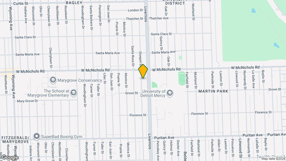 16890 Stoepel St Map and Location Details