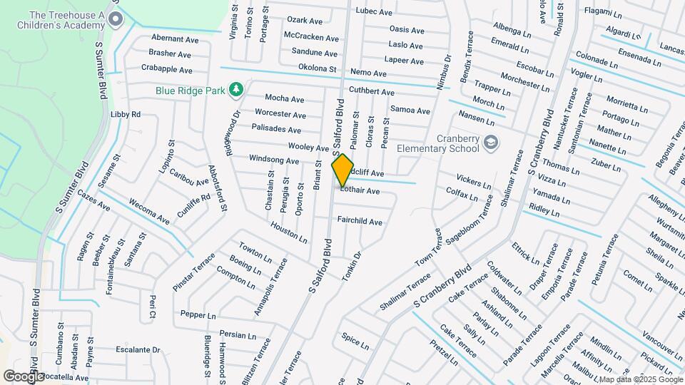 3949 Lothair Ave Map and Location Details