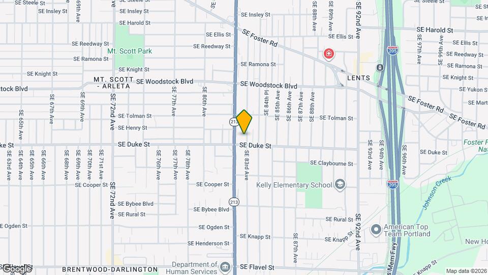 6431 SE 83rd Ave Map and Location Details