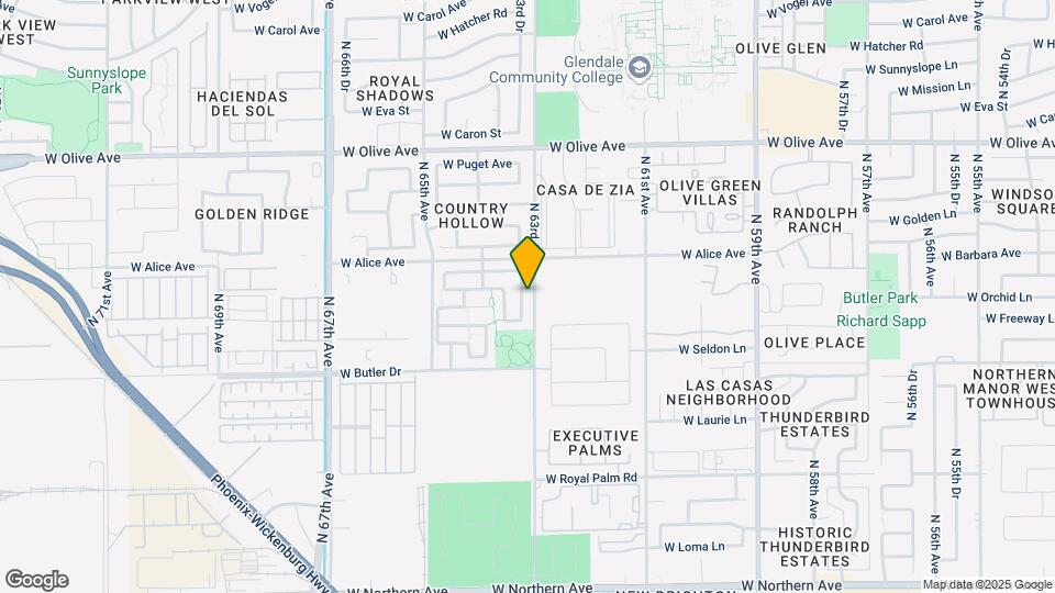 8561 N 63rd Dr Map and Location Details