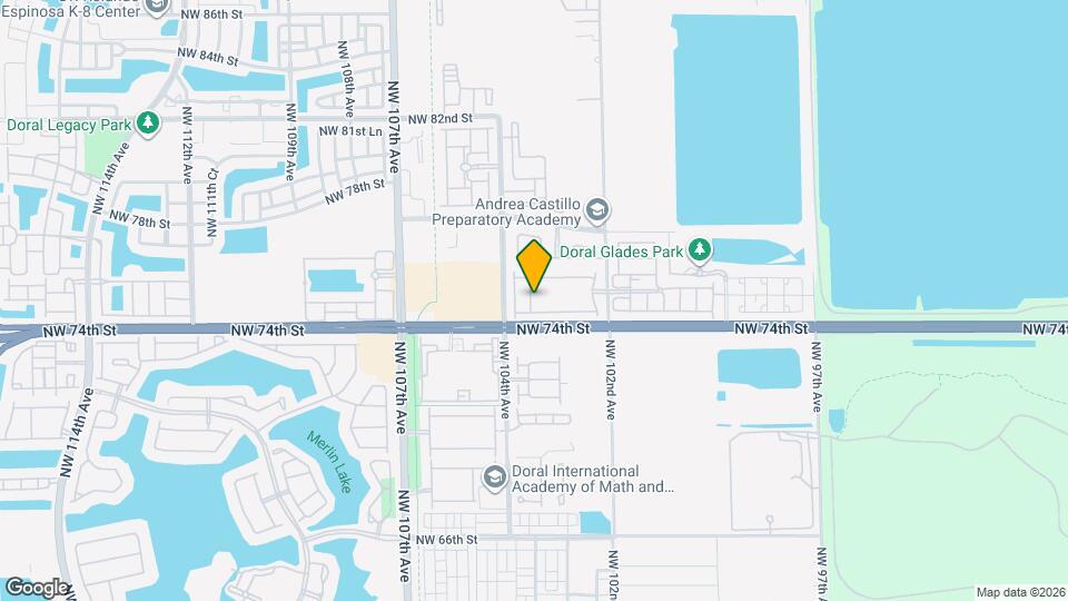 7451 NW 103rd Ct Map and Location Details