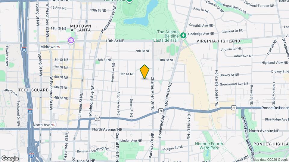 826 Mentelle Dr NE Mapa y Detalles de la Ubicación