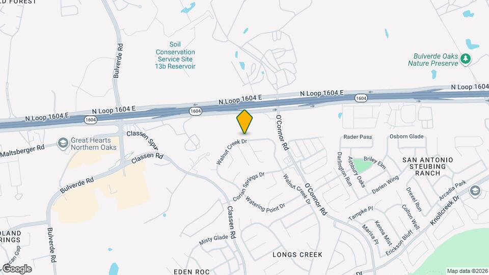 16210 Walnut Creek Dr Map and Location Details