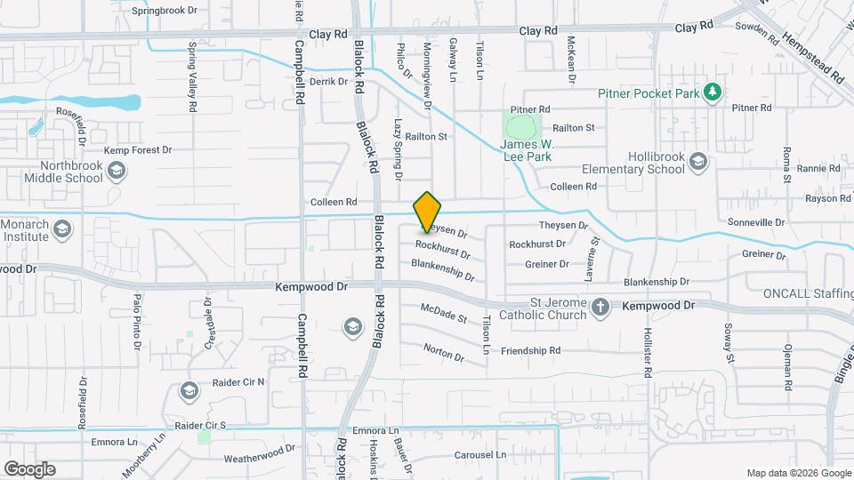 9250 Rockhurst Dr Map and Location Details