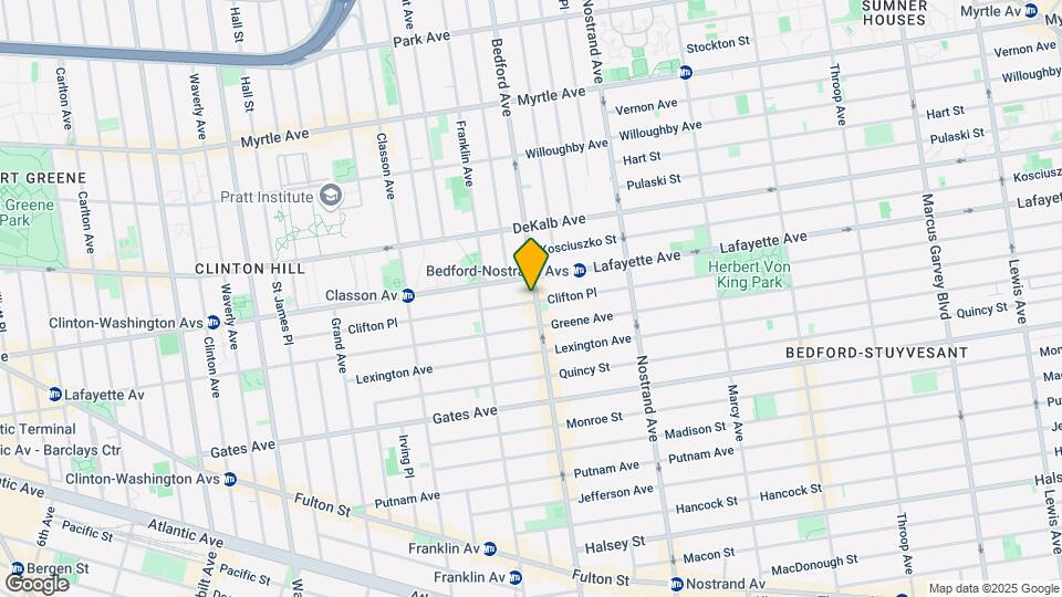 1058 Bedford Ave Map and Location Details