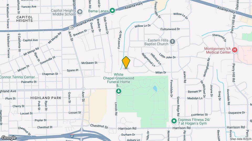 3005 Willow Ln Dr Map and Location Details