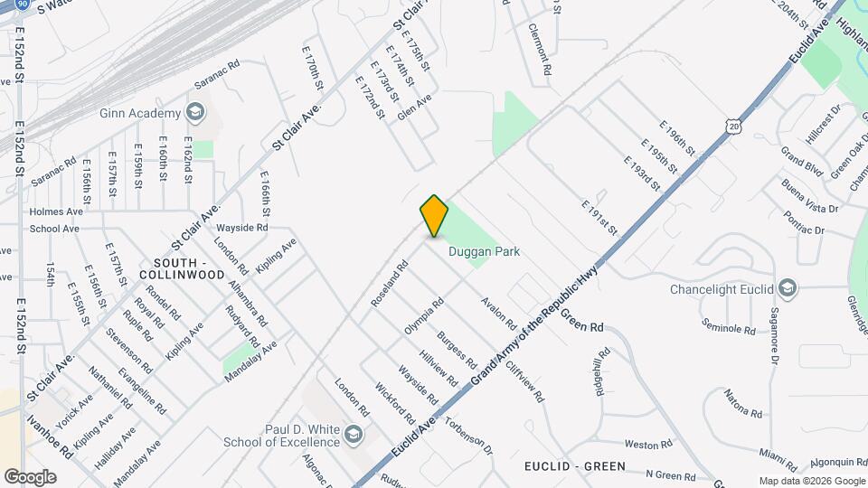 1639 Avalon Rd Mapa y Detalles de la Ubicación