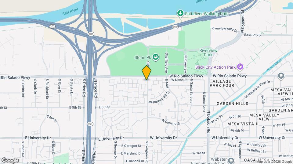 280 S Evergreen Rd Map and Location Details