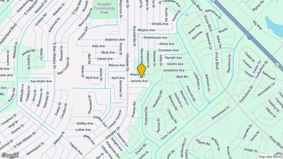 5214 Jericho Ave Mapa y Detalles de la Ubicación