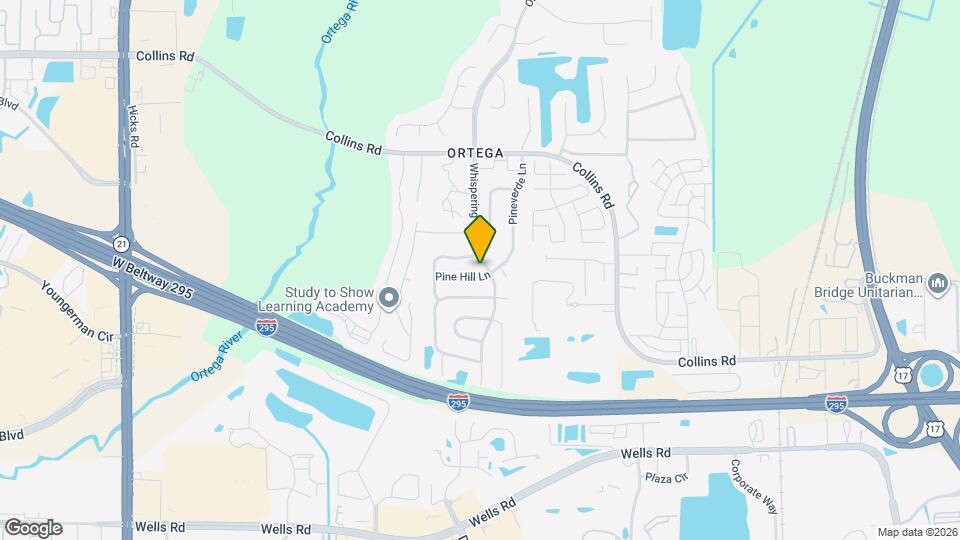 5529 Pine Hill Ln Map and Location Details