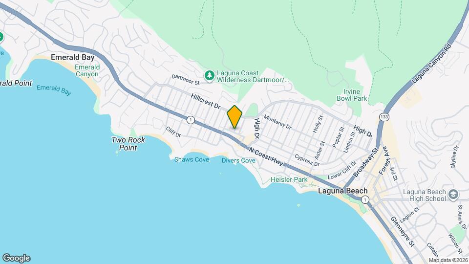 640 N Coast Hwy, Unit 2B Mapa y Detalles de la Ubicación