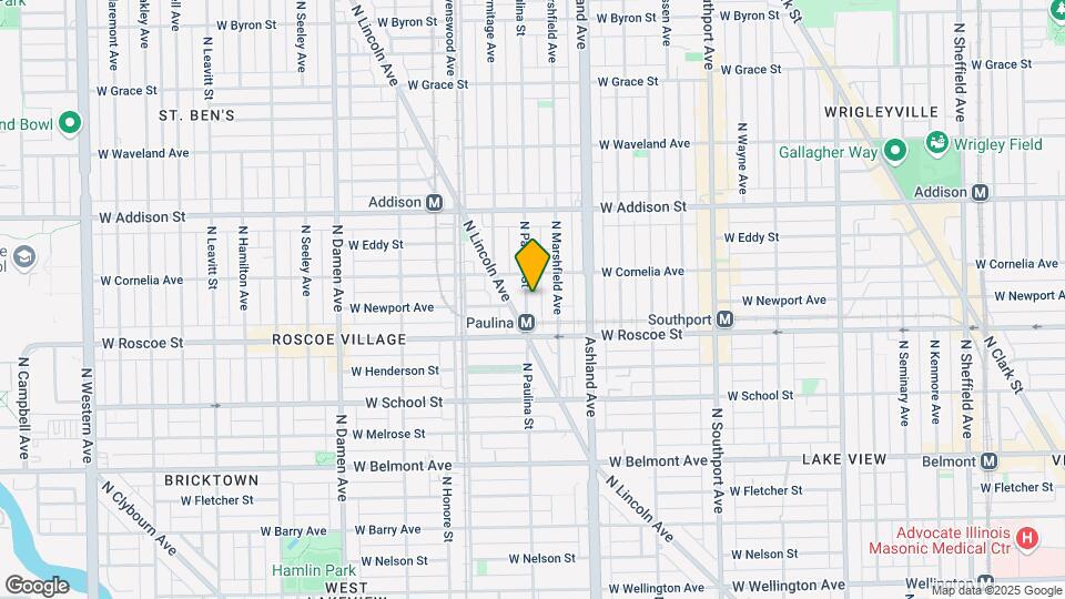 3437 N Paulina St Mapa y Detalles de la Ubicación